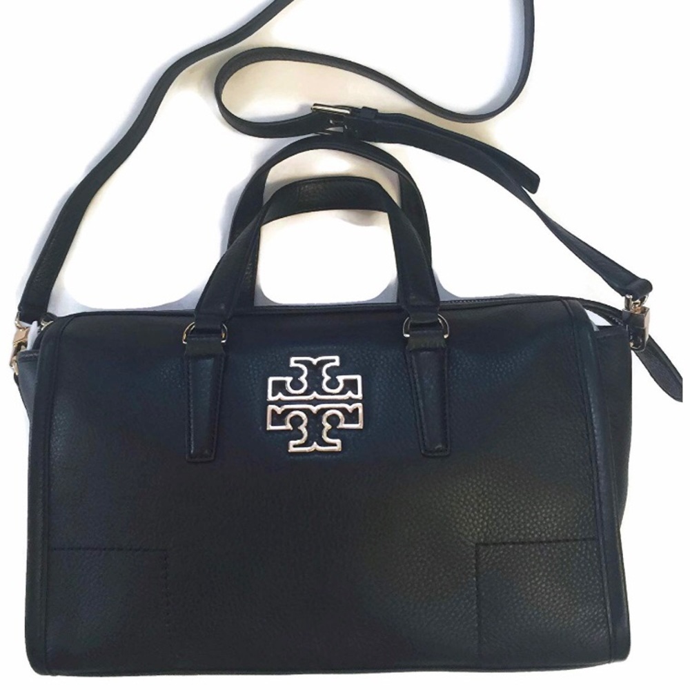 🔥PRICE ✂️ Tory Burch Britten Satchel Black